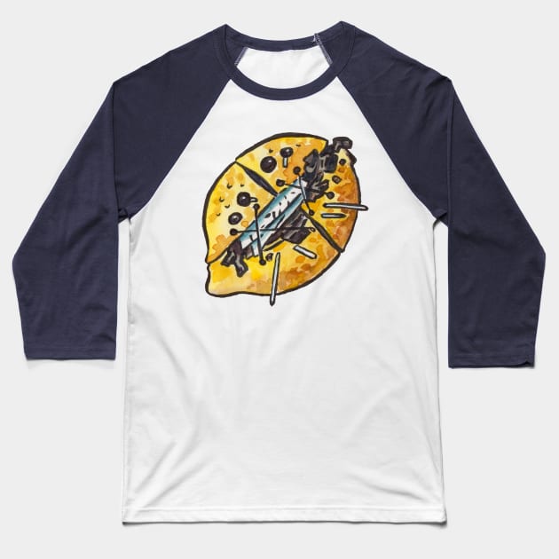 Hex Baseball T-Shirt by JenTheTracy